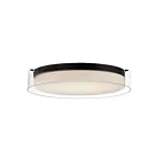 Maxim Lighting 12286CLSWBK Duo 1-lumière 32W Noir Plafonnier encastré