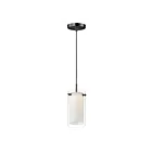 Maxim Lighting 12289CLSWBK Duo 1-Lumière 9W Noir Suspendu