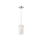 Maxim Lighting 12289CLSWSN Duo 1-Lumière 9W Nickel satiné Suspendu