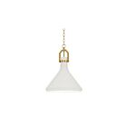 Maxim Lighting 12383WTSBR Lumi 1-Lumière 40W Laiton satiné Suspendu