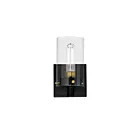 Maxim Lighting Pinn 12401CLBKSBR 1-Lumière Noir/Laiton satiné Applique Murale