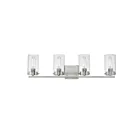 Maxim Lighting Pinn 12404CLSN 4-lumières 60W Nickel satiné Vanité