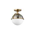 Maxim Lighting 12410SWSNSBR Duke 1-lumière Plafonnier semi encastré