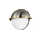 Maxim Lighting Duke 12418SWSNSBR 1-Lumière Nickel satiné/laiton satiné Applique Murale