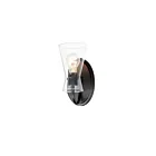 Maxim Lighting Ava 12481CLBK 1-lumière 60W Noir Vanité