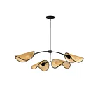 Maxim Lighting 12634NABK Bonnet 4-Lumières 240W Noir Suspendu