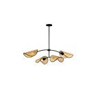 Maxim Lighting 12634NABK Bonnet 4-Lumières 240W Noir Suspendu