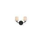 Maxim Lighting 12692WTBK 2-Lumières 120W Noir Applique murale