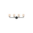 Maxim Lighting 12694WTBK 4-Lumières 240W Noir Luminaire de vanité