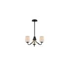 Maxim Lighting 12695WTBK 3-Lumières 180W Noir Lustre