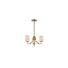 Maxim Lighting 12695WTNAB 3-Lumières 180W Laiton vieilli naturel Lustre