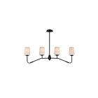 Maxim Lighting 12697WTBK 4-Lumières 240W Noir Suspendu