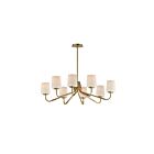 Maxim Lighting 12698WTNAB 8-Lumières 480W Laiton vieilli naturel Lustre