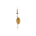 Maxim Lighting Eden 12741CHGL 1-Lumière Feuille d'or au charbon Applique Murale