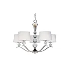 Maxim Lighting 12755WTPN Rondo 5-Lumières 300W Nickel poli Incandescence Lustre