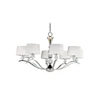Maxim Lighting 12758WTPN Rondo 8-Lumières 480W Nickel poli Incandescence Lustre