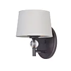 Maxim Lighting Rondo 12761WTOI 1-Lumière Bronze huilé Applique Murale