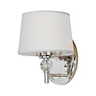 Maxim Lighting Rondo 12761WTPN 1-Lumière Nickel poli Applique Murale