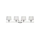 Maxim Lighting Rondo 12764WTPN 4-lumières 60W Nickel poli Vanité