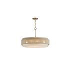 Maxim Lighting 12814OFNAB 4-Lumières 240W Laiton vieilli naturel Suspendu