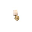 Maxim Lighting 12891WTNAB 1-Lumière 60W Laiton naturel vieilli Applique murale