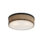 Maxim Lighting 14440DWBK Franklin 2-lumières 40W Bois flotté/Noir Plafonnier encastré