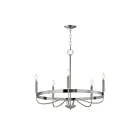 Maxim Lighting 14495SN Frankie 5-lumières 300W Nickel satiné Lustre