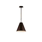 Maxim Lighting 15162CHB Veritas 1-Lumière 60W Bronze marron Suspendu