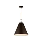 Maxim Lighting 15164CHB Veritas 1-Lumière 60W Bronze Châtaigne Suspendu
