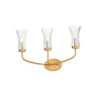 Maxim Lighting Camelot 16153CRNAB 3-Lumières Laiton vieilli naturel Applique Murale