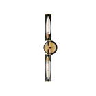 Maxim Lighting 16172CLBKAB 2-lumières 12W Noir/Laiton antique Luminaire de vanité