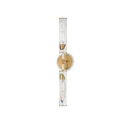 Maxim Lighting 16172CLLFGNAB 2-lumières 12W Gris français clair/laiton vieilli naturel Luminaire de vanité