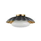 Maxim Lighting 18059DGGL Primrose 1-lumière 60W Traduire Plafonnier encastré