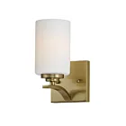 Maxim Lighting Deven 20030SWSBR 1-Lumière Laiton satiné Applique Murale