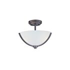 Maxim Lighting 20031SWOI Deven 3-lumières Plafonnier semi encastré