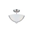 Maxim Lighting 20031SWSN Deven 3-lumières Plafonnier semi encastré