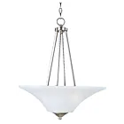 Maxim Lighting 20093FTSN Aurora 2-Lumières 120W Nickel satiné Suspendu