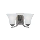 Maxim Lighting Aurora 20099FTSN 2-lumières 60W Nickel satiné Vanité