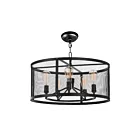 Maxim Lighting 20115BKNAB Palladium 5-Lumières 300W Noir/Laiton vieilli naturel Incandescence Lustre