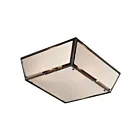 Maxim Lighting 20260FTCVBK Montauk 4-lumières 60W Noir Plafonnier encastré