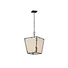 Maxim Lighting 20264CVBK Montauk 4-Lumières 160W Noir Suspendu