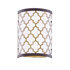 Maxim Lighting Crest 20294WLOIAB 2-Lumières Bronze huilé/laiton antique Applique Murale