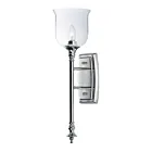 Maxim Lighting Centennial 20479CLPN 1-Lumière Nickel poli Applique Murale