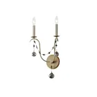 Maxim Lighting Formosa 20482ECVG 2-Lumières Écru/Or Vénitien Applique Murale