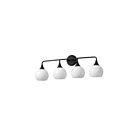 Maxim Lighting 21224MRBK 4-Lumières 240W Noir Luminaire de vanité