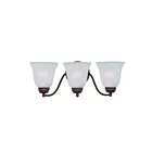 Maxim Lighting Basix 2122FTOI 3-lumières 60W Bronze huilé Vanité