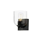 Maxim Lighting Scoop 21231CLBK 1-lumière 60W Noir/Or Vanité