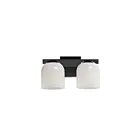 Maxim Lighting 21232MRBK 2-lumières 120W Noir Luminaire de vanité