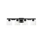 Maxim Lighting Scoop 21234CLBK 4-lumières 60W Noir Vanité