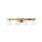 Maxim Lighting 21234CLNAB 4-lumières 240W Laiton naturel vieilli Luminaire de vanité